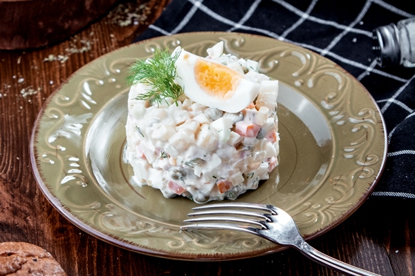 russian salad plate - Салат "Русский"