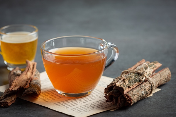 hot tea bark table - Чай с корицей