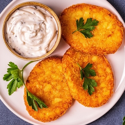 Хашбраун с сыром