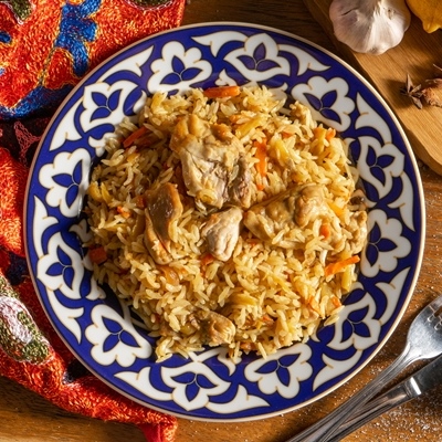 Плов с курицей