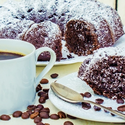 Постный кофейный пирог по-монастырски