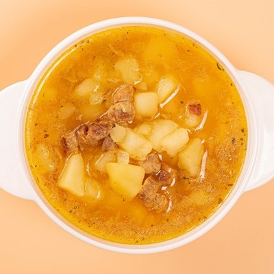 Суп картофельный с мясом военно-полевой