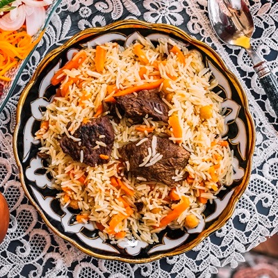 Узбекский плов в казане