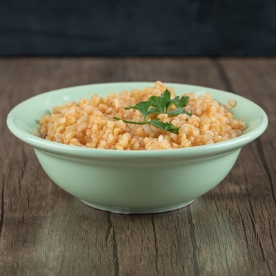 Постная пшеничная каша с морковью и луком