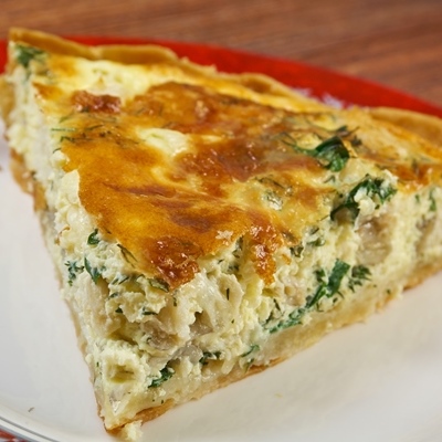 Заливной пирог с отварной курицей