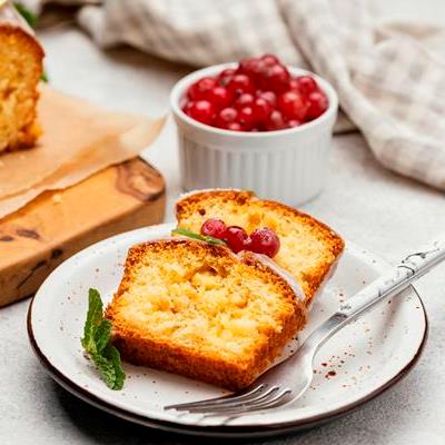 Творожный кекс с курагой