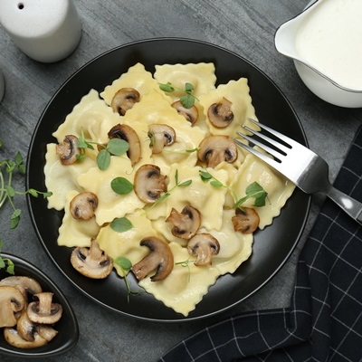 Пельмени с грибами (старинный рецепт)