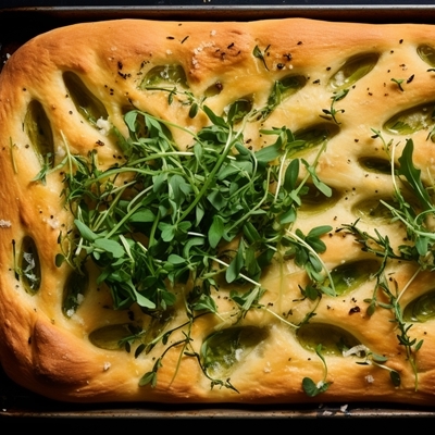 Фокачча с руколой