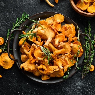 Плов из перловки с лисичками