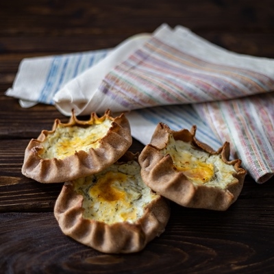 Постные калитки с картофелем