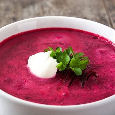 Свекольник с мясом и сметаной для дошкольников