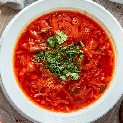 Борщ кишенёвский постный