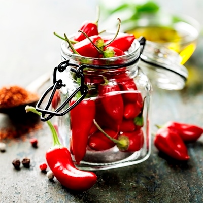 Острый перец с чесноком и мёдом на зиму