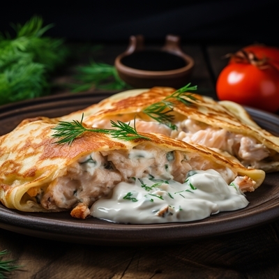 Мочанка по-белорусски с блинцами