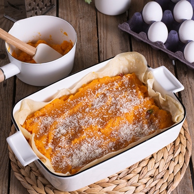 Запеканка из моркови с творогом