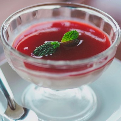 Густой кисель из чёрной смородины