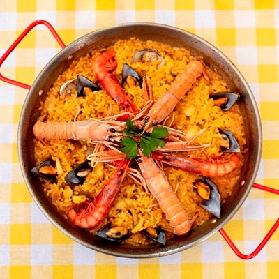 Паэлья с курицей