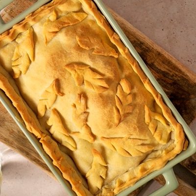 Пирог с брынзой и картофелем по-молдавски