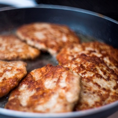 Оладьи мясные