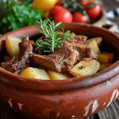 Мясо в горшочках по-казански