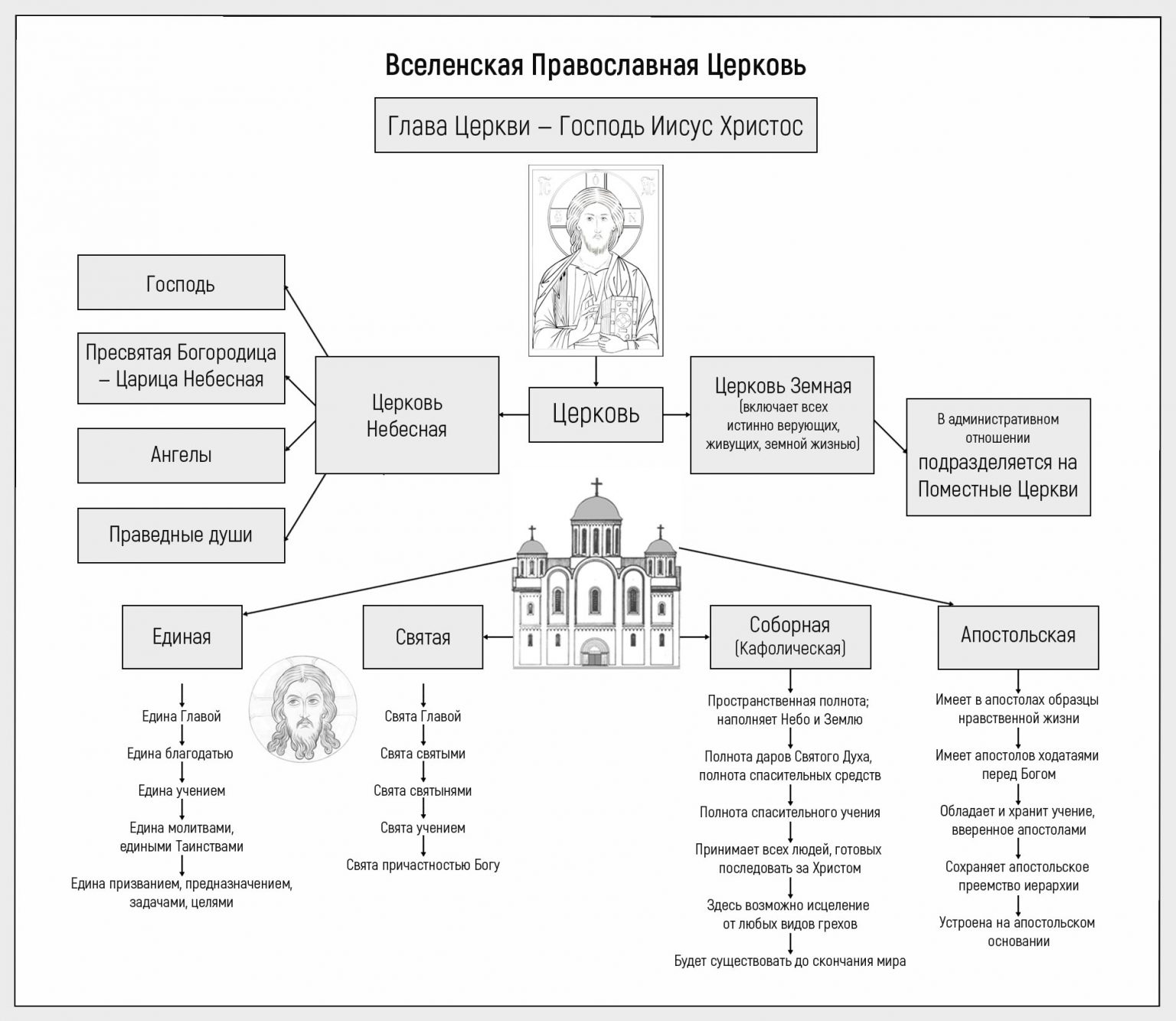 Иерархия в монастыре мужском схема