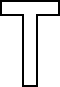 Крест Т-образный "антониевский". Вариант 1